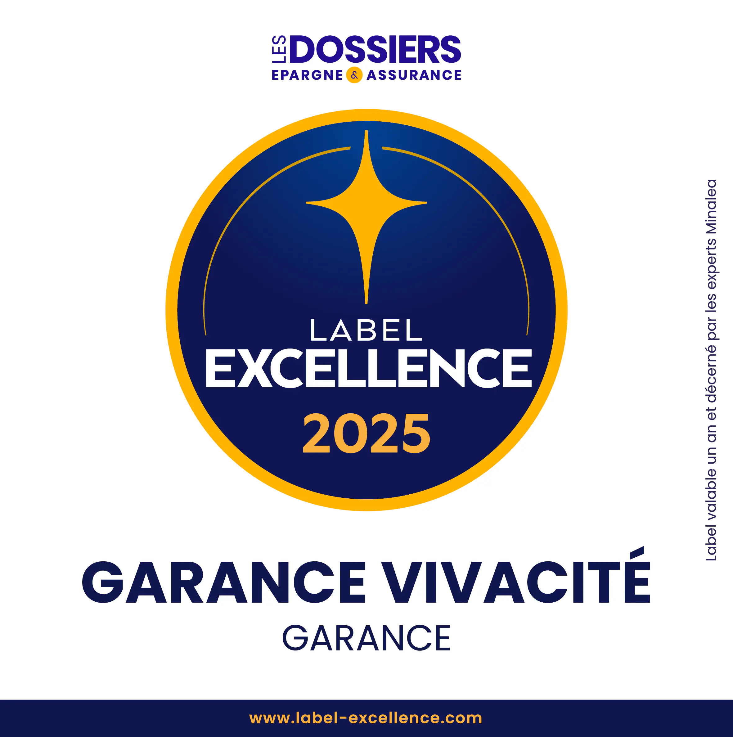 Garance Vivacité 2025 — Récompense de performance