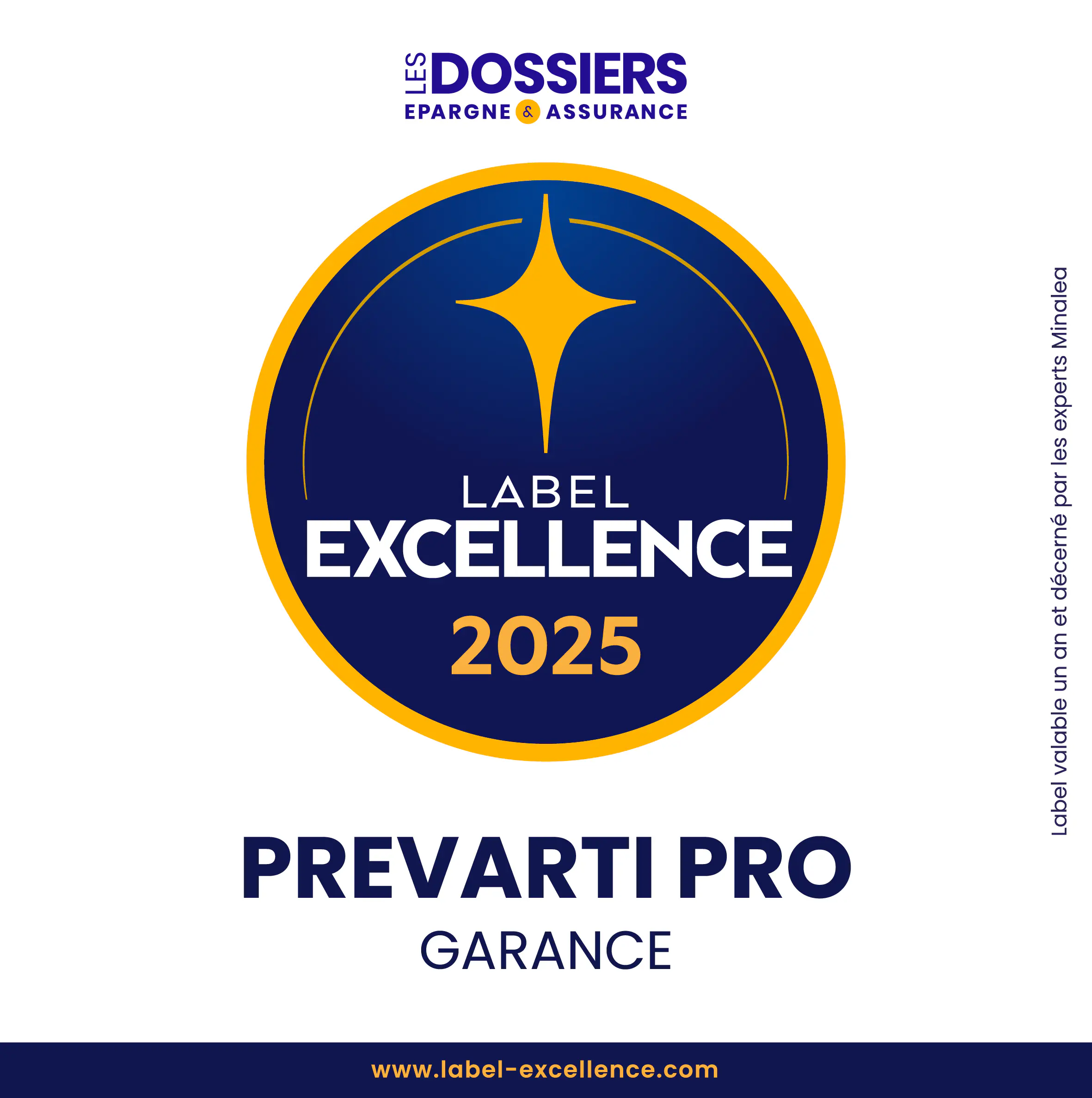 Prevarti Pro 2025 — Label Excellence Garance